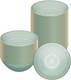Saladiers En Plastique 100 Pi&egrave;ces 16 Oz Avec Bord Dor&eacute;, Bols &agrave; Soupe Jetables, Robustes, Verts
