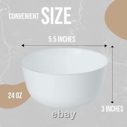 Saladiers jetables en plastique haut de gamme couleur sauge avec bord argenté pour événements, lot de 24