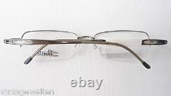Silhouette Glasses Socket Demi Rim Lightweight Frame Silvery Haute Qualité Taille M