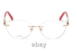 Swarovski SK 5346 028 Cadre de lunettes optiques en métal sans monture en or rose 55-15-140