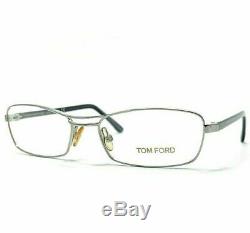 Tom Ford Ft5024 751 Silver Rectangular Full Rim Lunettes Cadres 52-16-130