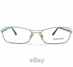 Tom Ford Ft5024 751 Silver Rectangular Full Rim Lunettes Cadres 52-16-130