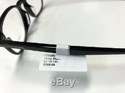 Tom Ford Tf 5505-f Noir Brillant 001 Cerclée Silver't ' Logo Eyeglass / Rx Cadre
