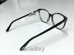Tom Ford Tf 5618 Noir Brillant 001 Cerclée Silver't ' Logo Rx Cadre Tn-o Eyeglass