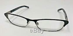 Tommy Hilfiger Th1207 25k 53-17-135 Noir Argent Cerclée Lunettes Bj89