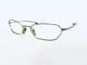 Vtg Dkny Lunettes Ovales En Métal Argenté En Verre Fabriquées En Italie 6234 028 50 17 135