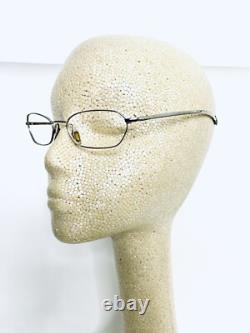 VTG DKNY Lunettes Ovales en Métal Argenté en Verre Fabriquées en Italie 6234 028 50 17 135