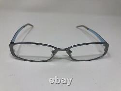 Valentino Lunettes Cadre Italie V 5341 0ka9 51-16-135 Silver Blue Full Rim Tu56