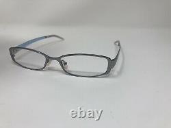 Valentino Lunettes Cadre Italie V 5341 0ka9 51-16-135 Silver Blue Full Rim Tu56