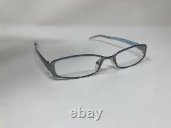 Valentino Lunettes Cadre Italie V 5341 0ka9 51-16-135 Silver Blue Full Rim Tu56