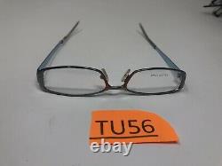 Valentino Lunettes Cadre Italie V 5341 0ka9 51-16-135 Silver Blue Full Rim Tu56