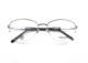 Vera Wang Evianna Argent Pour Femme Nouvelles Montures De Lunettes Demi-cercl&eacute;es De Cr&eacute;ateur 54-17-135
