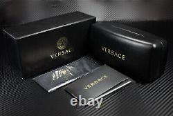 Versace Ve1269 1000 Lunettes De Vue Aviateur Argent 55 MM Pour Homme