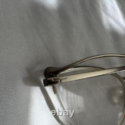 Vintage Salvatore Ferragamo SF2175 733 Femme Argent Cat Eye Monture intégrale 56-16-140